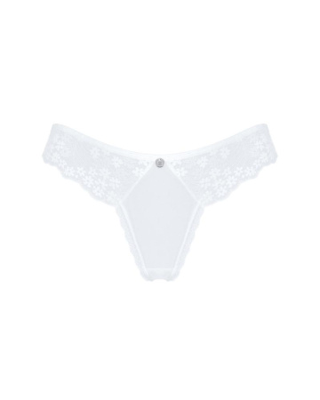 Полупрозрачные трусики Obsessive Heavenlly panties XL/2XL, открытые ягодицы || 