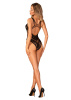 Бодистокинг с вырезами Obsessive B138 teddy S/M/L, black, с доступом || 
