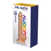 Силиконовый фаллоимитатор Wooomy Mr.Smith, термореактивный, с присоской, длина 17,5, диаметр 3,3 см || 