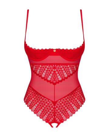 Боди Obsessive Ingridia crotchless teddy XL/2XL || 