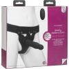 Страпон унисекс Doc Johnson Body Extensions – Be Aroused, вибрация, пульт управления, полая насадка || 