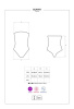 Эротический костюм кролика Obsessive Bunny costume S/M, black, боди, чокер, гартеры, чулки, маска || 