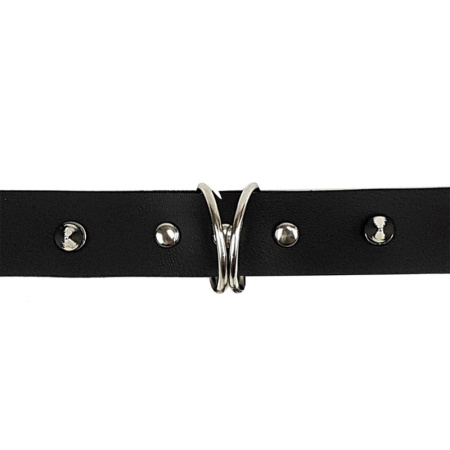 Ошейник с шипами и поводком Art of Sex - Collar Spikes and Leash || 
