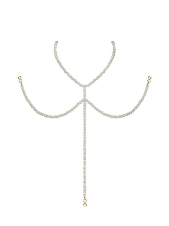 Ожерелье под жемчуг на декольте Obsessive A757 necklace pearl