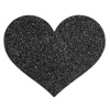 Украшение на соски Bijoux Indiscrets - Flash Heart Black || 