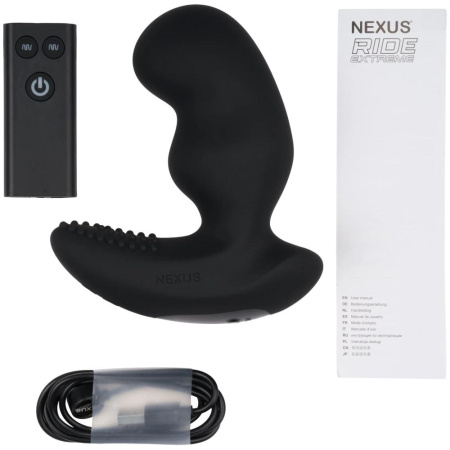 Массажер простаты Nexus RIDE EXTREME Dual Motor Remote Control Prostate Vibrator - Black || 