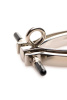 Зажим для половых губ с поводком Master Series Pussy Tugger Adjustable Vagina Clamp with Chain || 