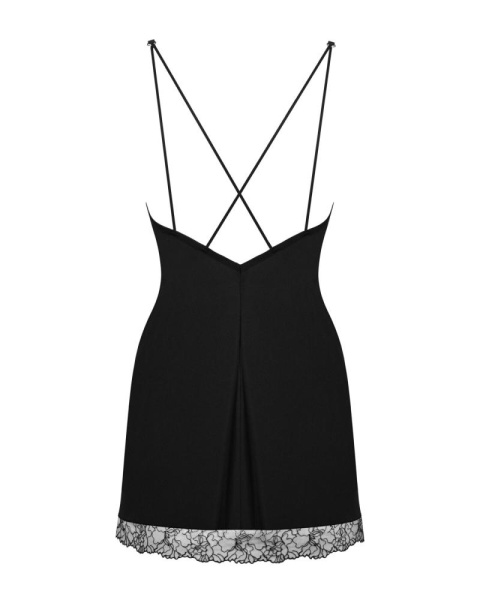 Сорочка и трусики Obsessive Bella Rou chemise & thong XL/2XL