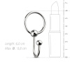 Уретральная вставка с кольцом Sinner Gear Unbendable — Sperm Stopper Solid, диаметр кольца 2,6 см || 