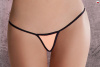 Женские микростринги из микрофибры Passion MT019 One size, оранжевые || 