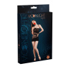 Мини-платье на одно плечо Moonlight Model 12 XS-L Black, вертикальная бахрома || 