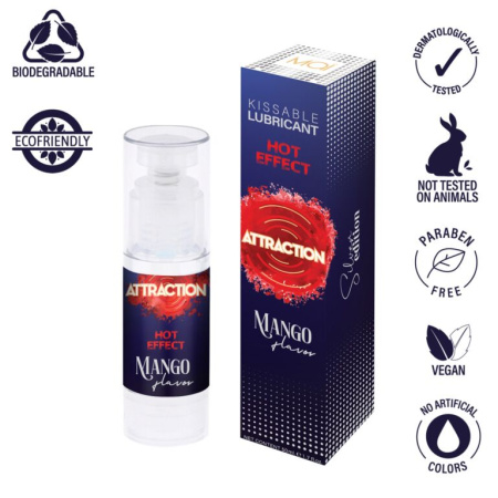 Смазка для орального секса с согревающим эффектом MAI Attraction Heat Mango (50 мл) || 