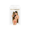 Трусики-стринги Penthouse Classified S/M Orange, двойные резиночки, непрозрачная вставка и бантик || 
