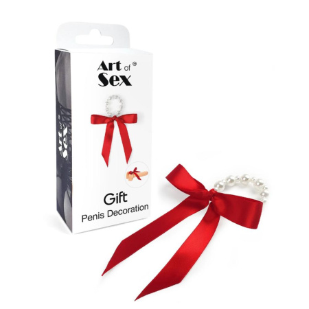 Украшение на пенис с жемчугом "Подарок" Art of Sex - Gift || 