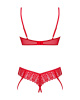 Комплект Obsessive Ingridia 2-pcs crotchless set M/L || 