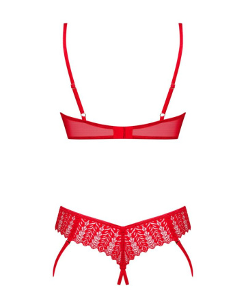 Комплект Obsessive Ingridia 2-pcs crotchless set M/L || 