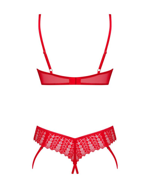 Комплект Obsessive Ingridia 2-pcs crotchless set M/L