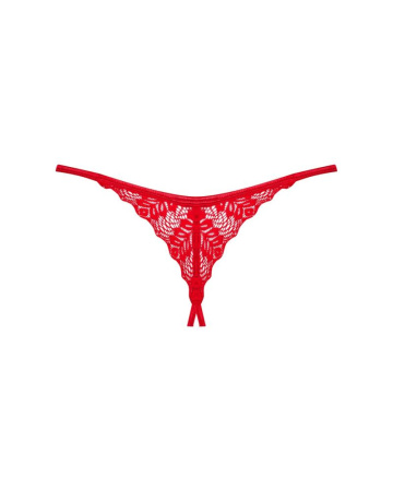 Трусики Obsessive Ingridia crotchless thong XL/2XL || 