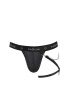 Мужские трусики танга с подвязкой Passion 058 Thong Bill S/M Black || 