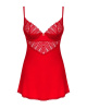 Пеньюар Obsessive Ingridia chemise & thong XL/2XL || 