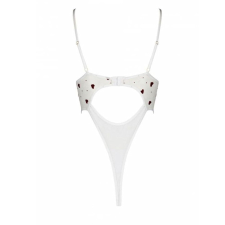 Эротическое боди с рисунком LOVELIA BODY white L/XL - Passion || 