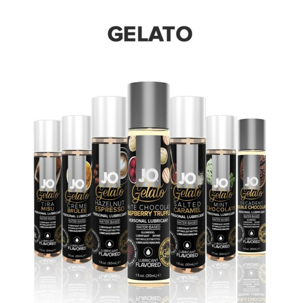 Смазка на водной основе System JO GELATO White Chocolate Raspberry(30 мл) без сахара и парабенов