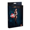 Бодистокинг с доступом Moonlight Model 14 XS-L Black, рисунок боди и чулок на подвязках || 