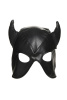 Маска Master Series Dungeon Demon Bondage Mask with Horns - Black || 