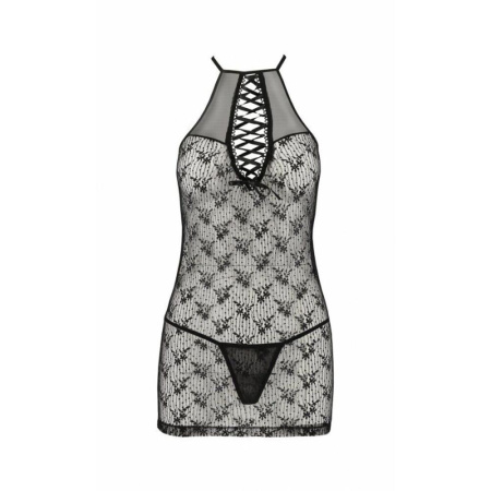 Полупрозрачная сорочка AZALIA CHEMISE black S/M Passion || 