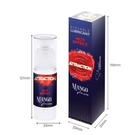 Смазка для орального секса с согревающим эффектом MAI Attraction Heat Mango (50 мл) || 
