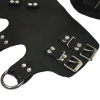 Поножи манжеты для подвеса за ноги Leg Cuffs For Suspension из натуральной кожи, цвет черный || 