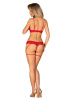Комплект Obsessive Ingridia 2-pcs crotchless set M/L || 