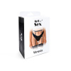 Пояс для чулок Art of Sex - Venecia из натуральной кожи, XS-2XL, цвет Черный || 