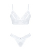 Эротический комплект Obsessive Heavenlly 2-pcs set XL/2XL, бюстгальтер и танга || 