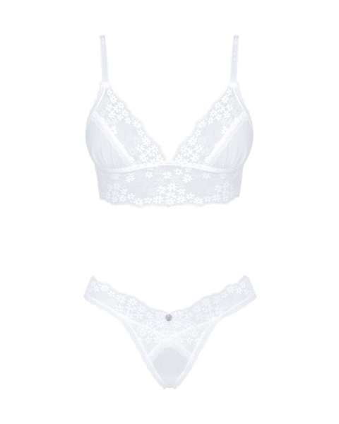 Эротический комплект Obsessive Heavenlly 2-pcs set XL/2XL, бюстгальтер и танга