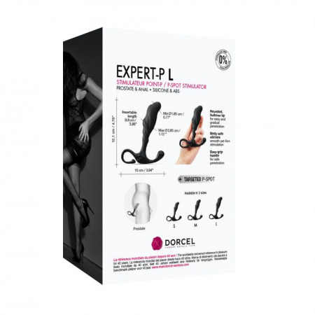Ручной эргономичный массажер простаты Dorcel Expert P size L || 