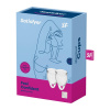 Набор менструальных чаш Satisfyer Feel Confident (Transparent), 15мл и 20мл, мешочек для хранения || 