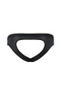 Мужские слипы с вырезами Passion 041 Slip Joe L/XL Black, экокожа, открытые ягодицы || 