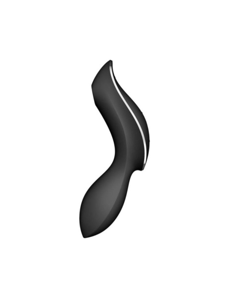 Вакуумный стимулятор с вибрацией Satisfyer Curvy Trinity 2 Black