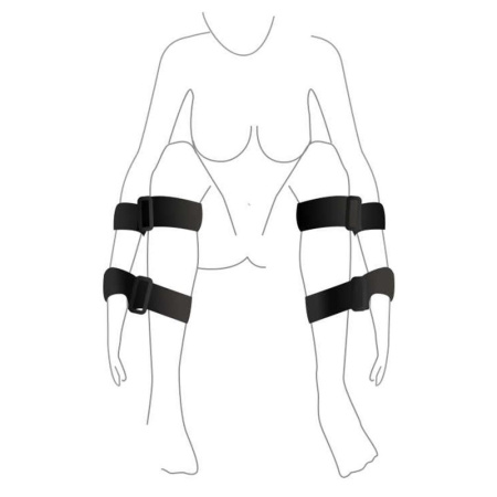 Набор для фиксации Art of Sex - BDSM Hands to feet Simple || 