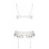 Сексуальный комплект с поясом для чулок LOVELIA SET white L/XL - Passion || 