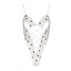 Эротическое боди с рисунком LOVELIA BODY white L/XL - Passion || 