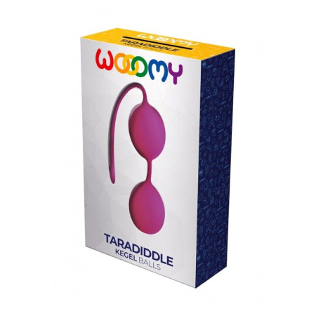 Вагинальные шарики Wooomy Taradiddle Kegel Ball, диаметр 3,5 см, масса 54 г || 