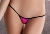 Женские микростринги из микрофибры Passion MT019 One size, фуксия || 