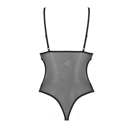 Боди с ажурным лифом Christa Body black L/XL  — Passion || 