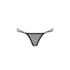 Трусики с завязочками по бокам ZITA THONG black S/M - Passion Exclusive || 