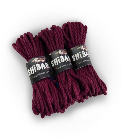 Джутовая веревка для Шибари Feral Feelings Shibari Rope, 8 м фиолетовая || 