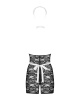 Эротический костюм горничной Obsessive Servgirl costume S/M, халат, стринги, фартук, обруч || 