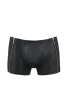 Мужские кожаные боксеры с молниями Passion 049 Short Matt XXL/XXXL Black || 