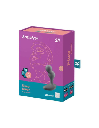 Смарт-массажер простаты Satisfyer Deep Diver Grey || 